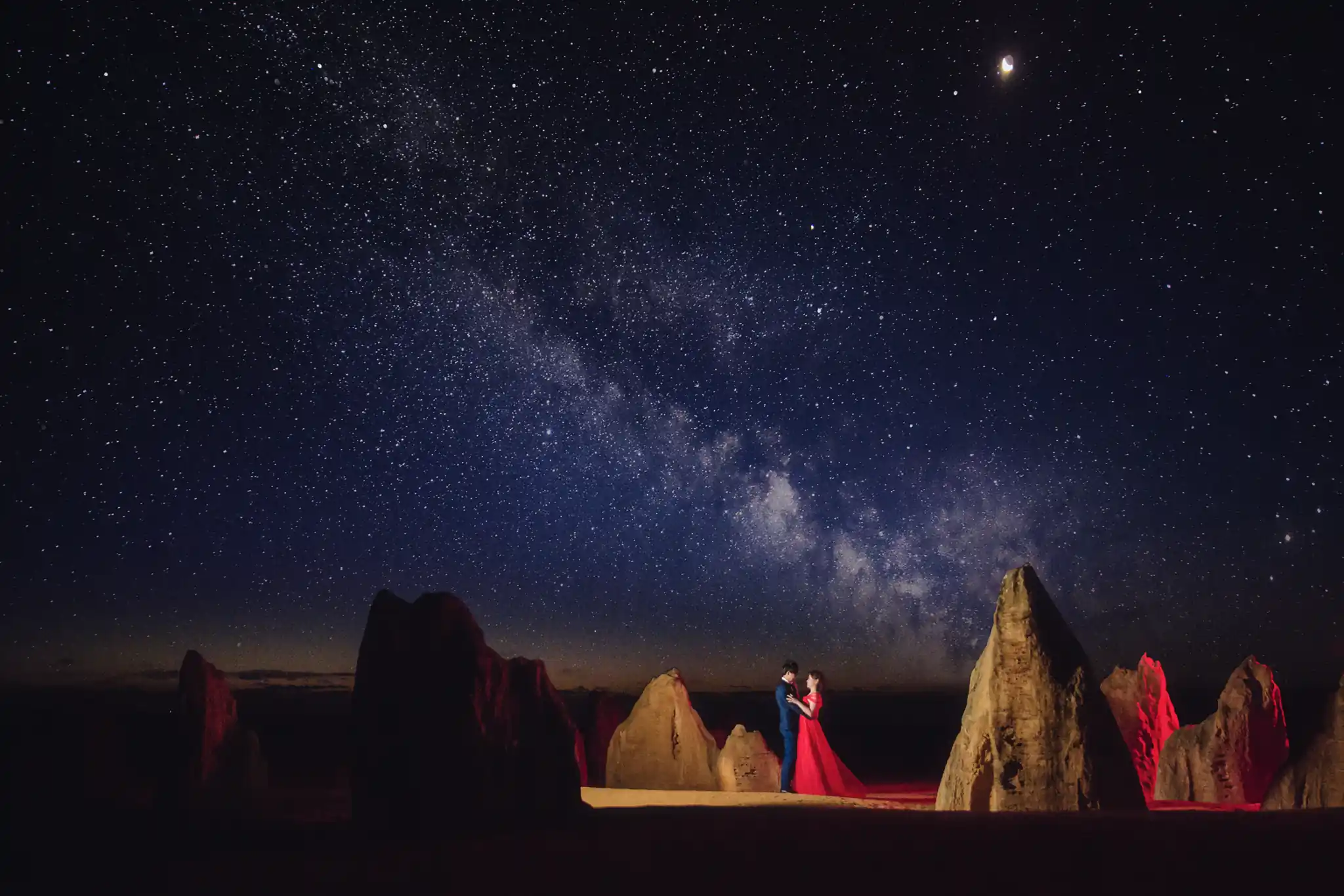 Cinematic wedding photograph by Albedo Photography, Perth