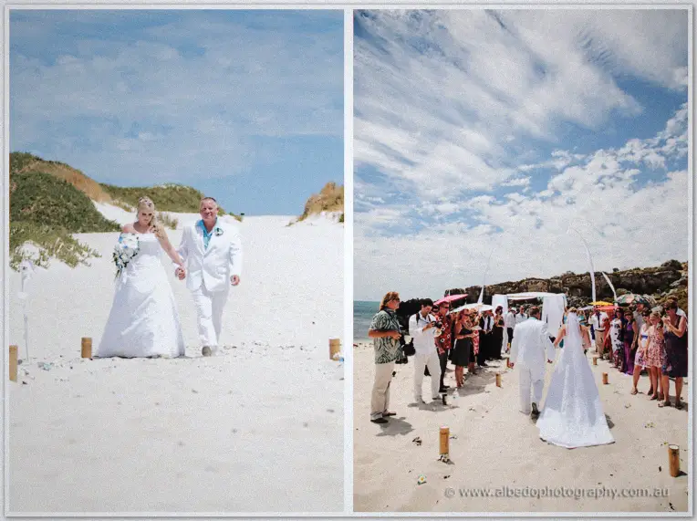 Perth Wedding Photographer : Lauren and Guy's beach wedding by Albedo Photography