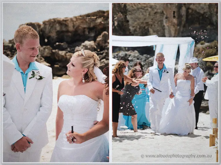 Perth Wedding Photographer : Lauren and Guy's beach wedding by Albedo Photography