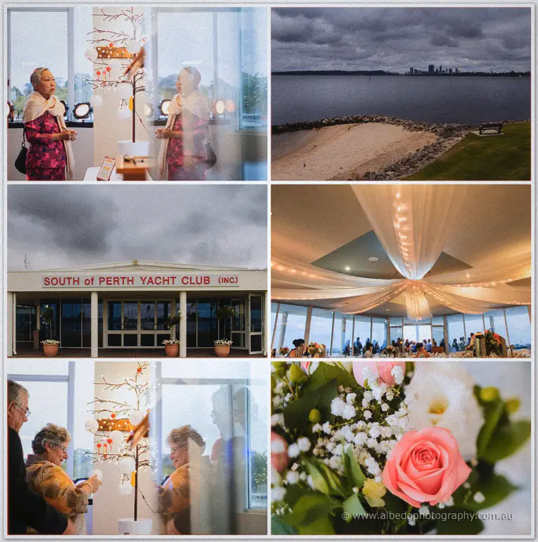 South of Perth Yacht Club wedding