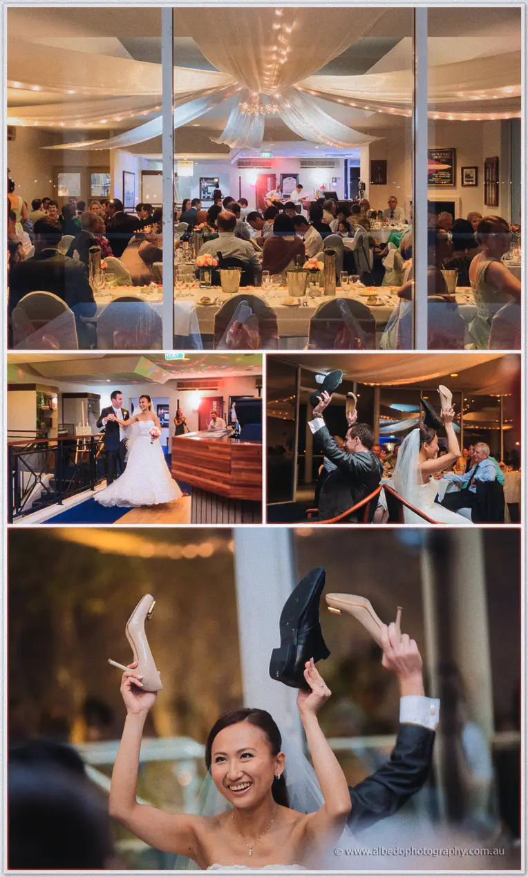 South of Perth Yacht Club wedding