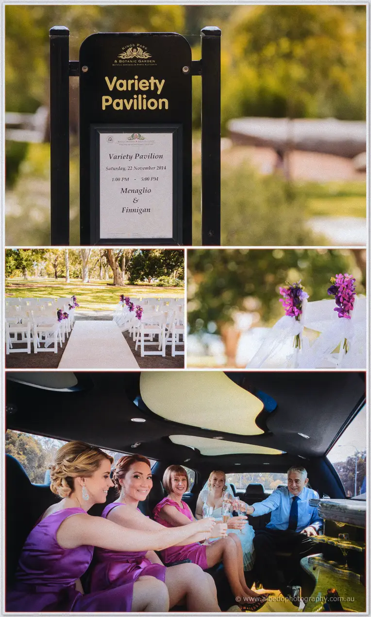 Variety Pavilion Kings Park Wedding