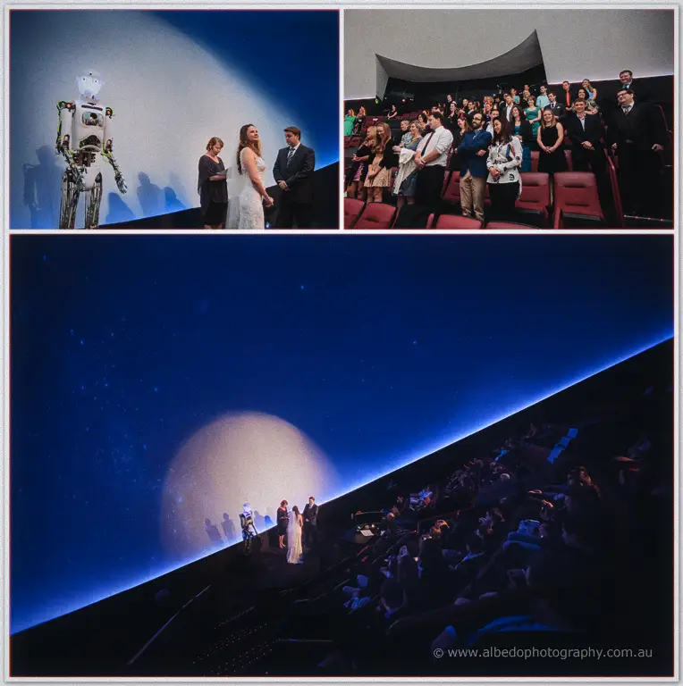Planeterium Wedding photographer