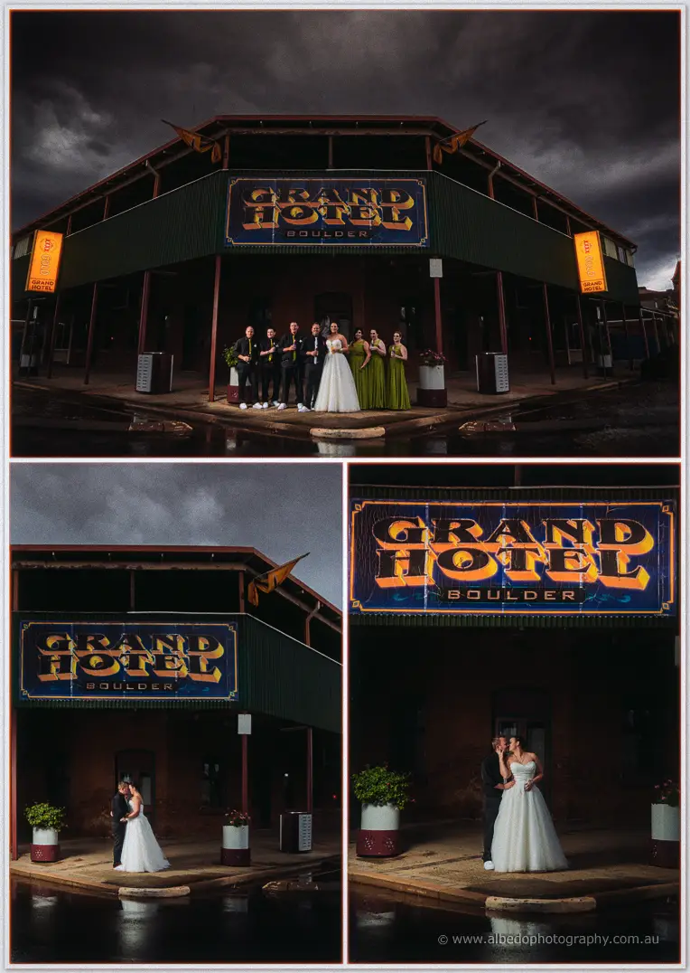 Wedding photographer Kalgoorlie Golf Course