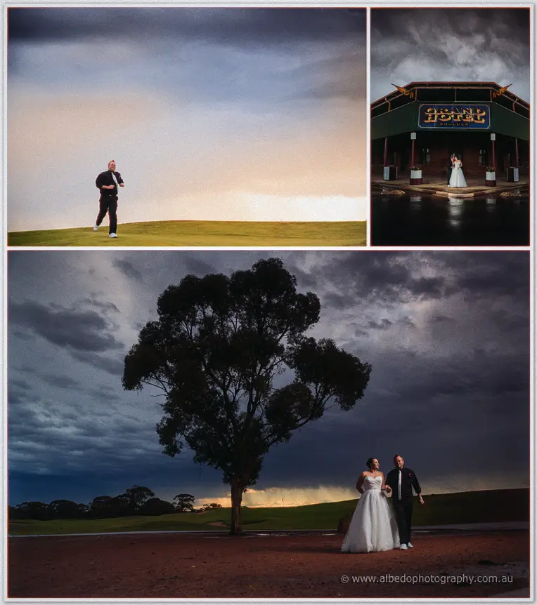 Wedding photographer Kalgoorlie Golf Course