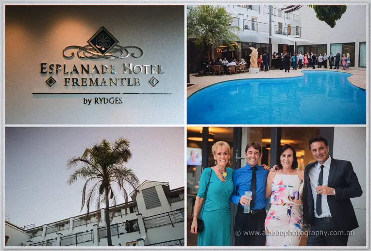 Esplanade Hotel wedding