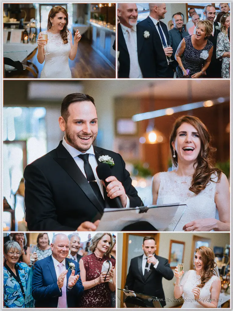 Boatshed Restaurant Wedding Photographer