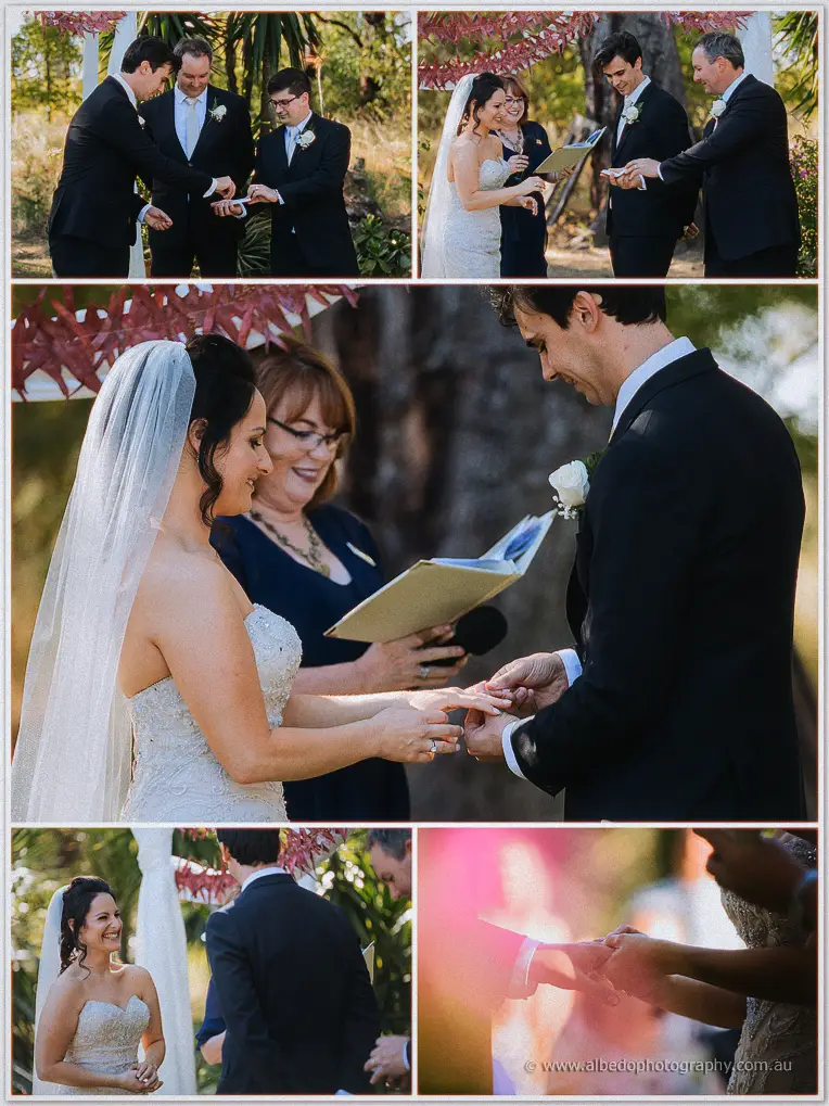 Rothwood wedding ceremony ring exchange