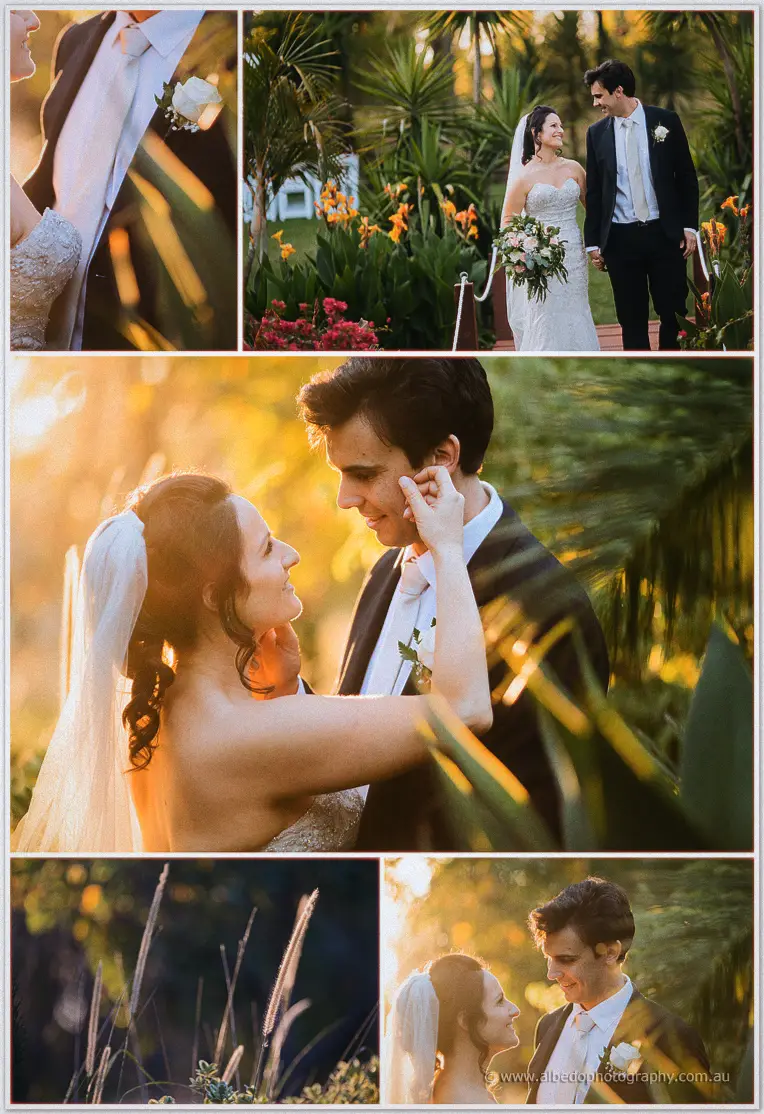 golden Sunset Perth Wedding Photographer