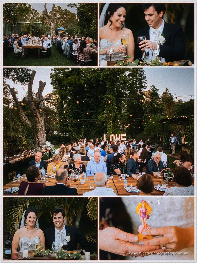 Rothwood Garden Wedding reception tables guests