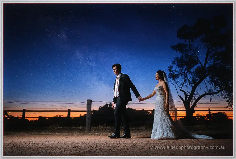 Rothwood walking galaxy Wedding Photographer