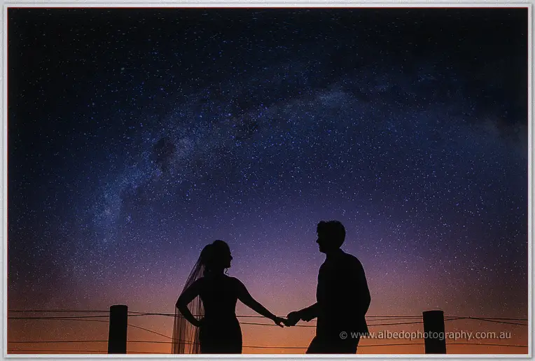silhouette galaxy Wedding Photographer